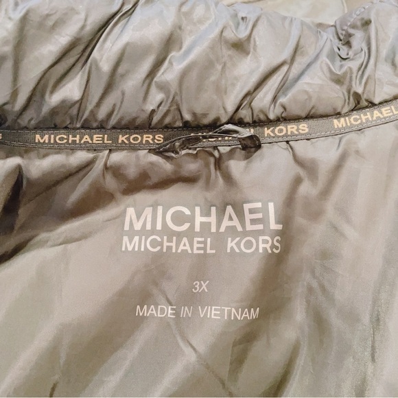 Michael Michael Kors Green Animal Print Jacket Size 3X - Picture 14 of 15